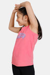 Rosaline Girls Knit Poly Top - Pink Lemonade — thumbnail 2